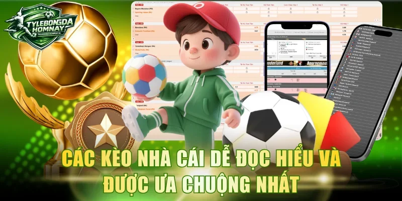Các kèo nhà cái dễ đọc hiểu và được ưa chuộng nhất