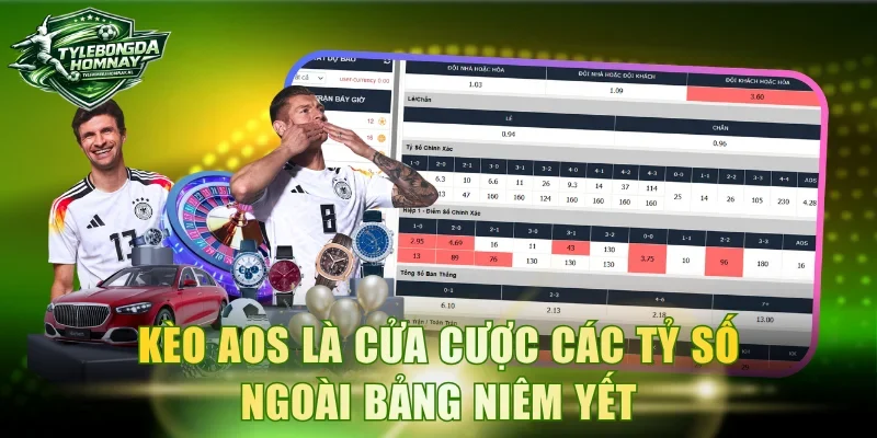 Kèo AOS là cửa cược các tỷ số ngoài bảng niêm yết