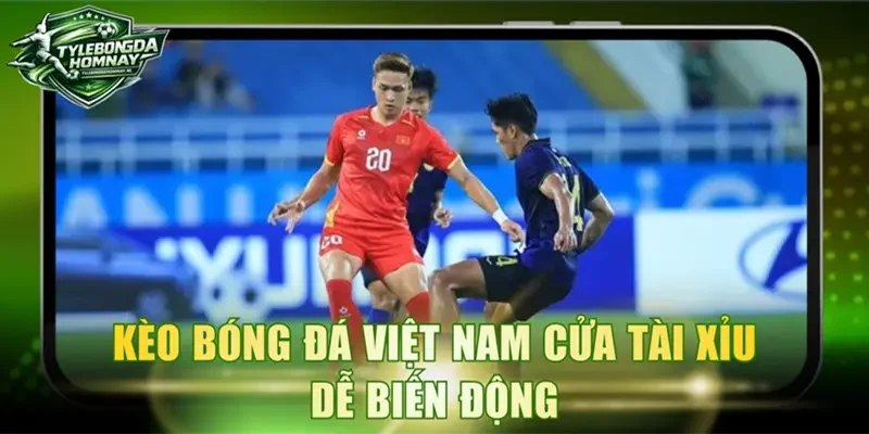 Kèo bóng đá Việt Nam cửa tài xỉu dễ biến động